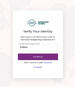 A screenshot of a login form